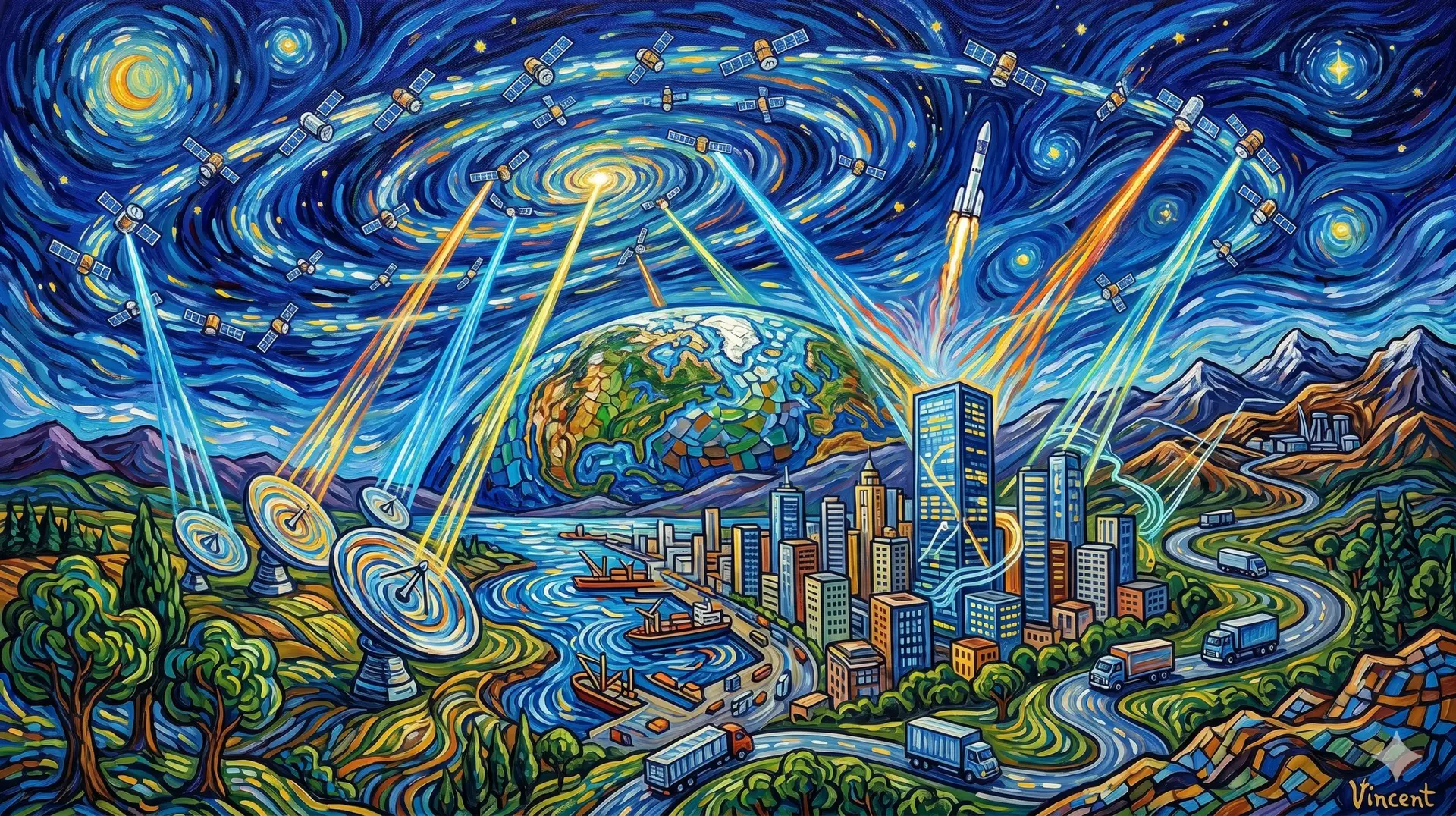 low orbit satellites for multifamily internet provider